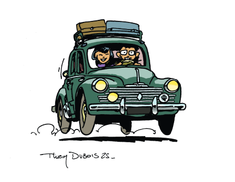 Dessin de 4CV