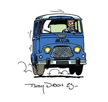 Dessin estafette Renault